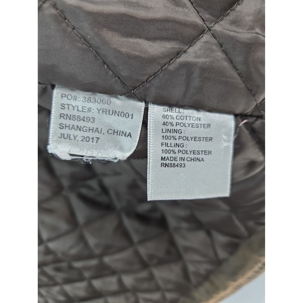 BKE Antiqued Brown Jacket From Buckle Boys Large Leather Look Full Zip***READ*** - Picture 6 of 10
